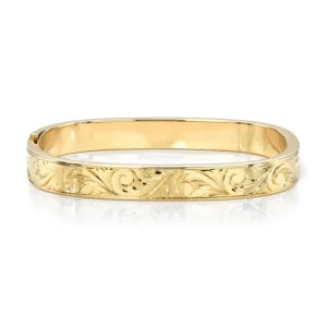 ALEX BANGLE - ENGRAVED>SINGLE STONE Discount