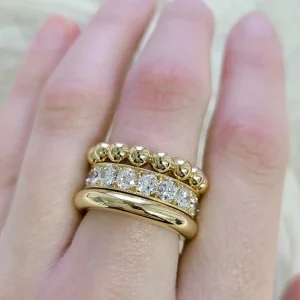 CARMELA LARGE>SINGLE STONE Hot