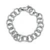 CLUB BRACELET - PLATINUM>SINGLE STONE Hot