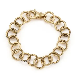 CLUB BRACELET WITH DIAMONDS>SINGLE STONE New
