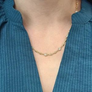 DIAMOND ROSARY CHAIN>SINGLE STONE Fashion