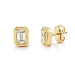 ELENI STUDS>SINGLE STONE New