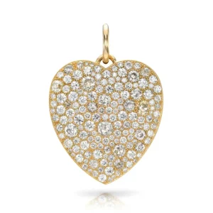 EXTRA LARGE COBBLESTONE HEART>SINGLE STONE Discount