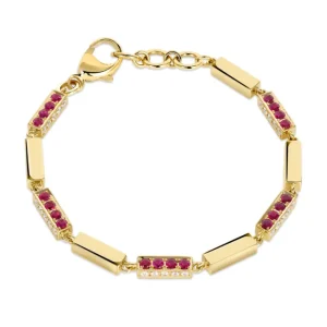 GIANA BRACELET WITH DIAMONDS AND GEMSTONES>SINGLE STONE Best