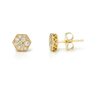 HEXAGON COBBLESTONE STUDS>SINGLE STONE Clearance