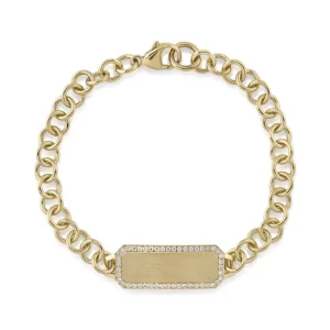 ID BRACELET>SINGLE STONE New