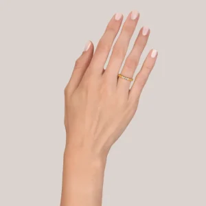 JACQUELINE SMALL HALF FRENCH>SINGLE STONE Fashion