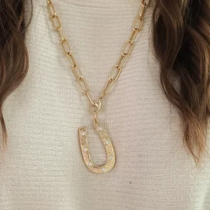 LIBBY NECKLACE>SINGLE STONE New