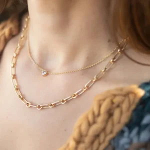 LINCOLN NECKLACE>SINGLE STONE Sale