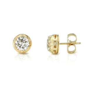 MAUDE STUDS>SINGLE STONE New