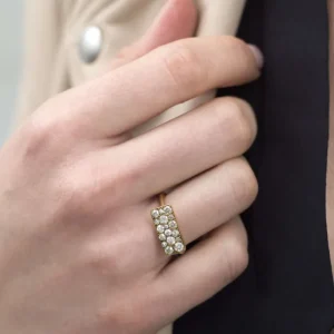 MILO COBBLESTONE RING>SINGLE STONE Discount