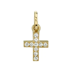 MINI PAVÉ CARMELA CROSS>SINGLE STONE Discount