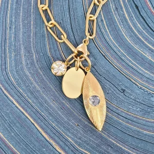 20mm OVAL PENDANT>SINGLE STONE Outlet