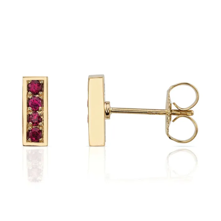 monet_studs_with_gemstone_0-1.webp MONET STUDS WITH GEMSTONES - PAVÉ>SINGLE STONE Online