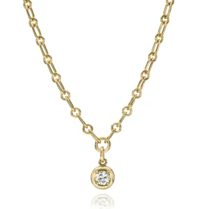 RANDI DROP NECKLACE>SINGLE STONE Online