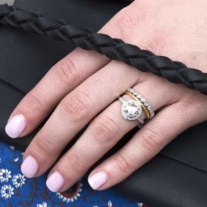 SMALL ROSE CUT GABBY>SINGLE STONE Sale