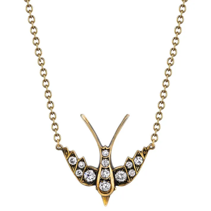 small_swallow_necklace_0.webp SMALL SWALLOW NECKLACE>SINGLE STONE Clearance
