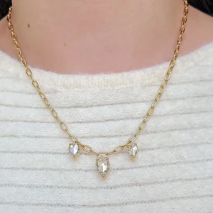 THREE STONE CAILYN NECKLACE>SINGLE STONE Outlet