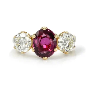 THREE STONE GIA>SINGLE STONE Hot