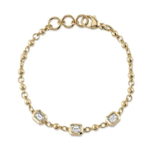 THREE STONE SERALINA BRACELET>SINGLE STONE New